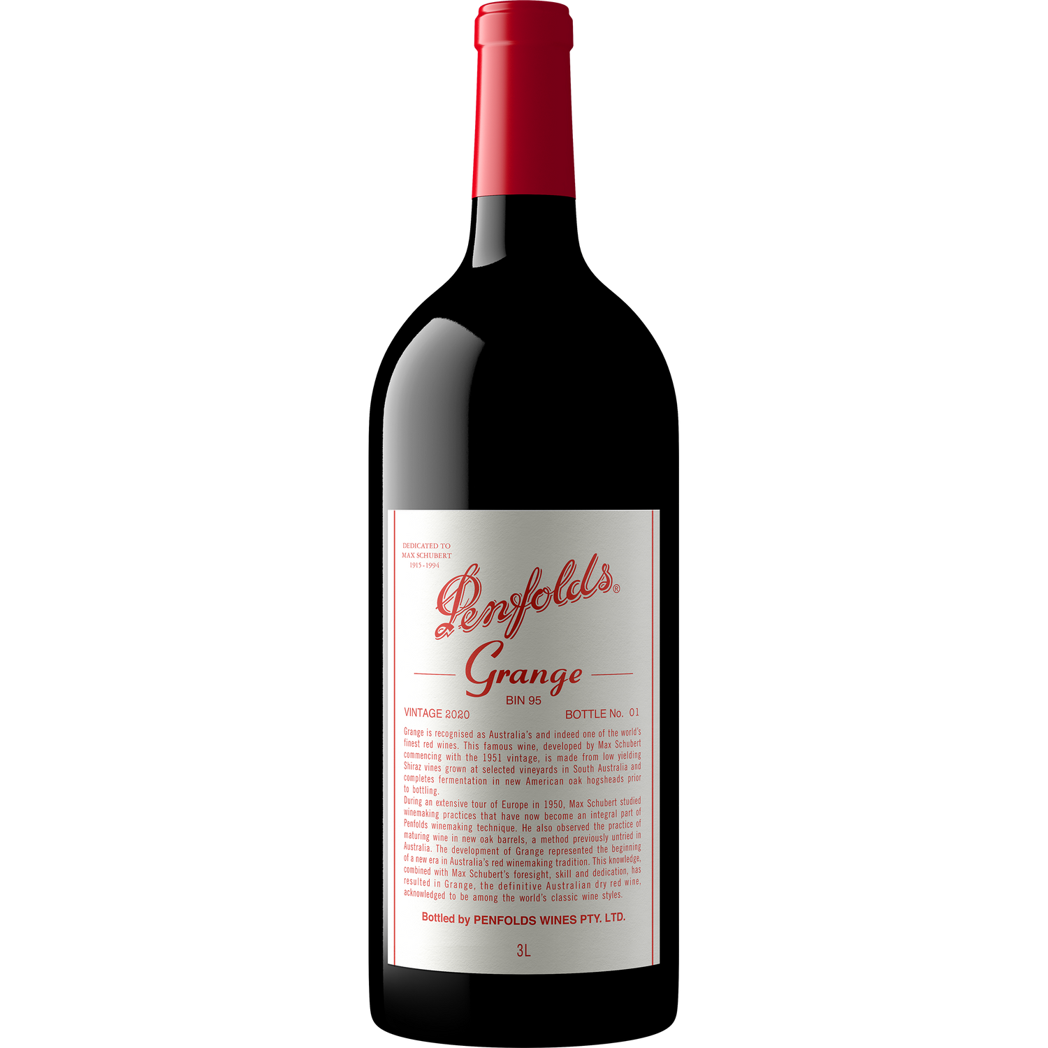 Penfolds Bin 95 Grange Shiraz 2020 -3 litre