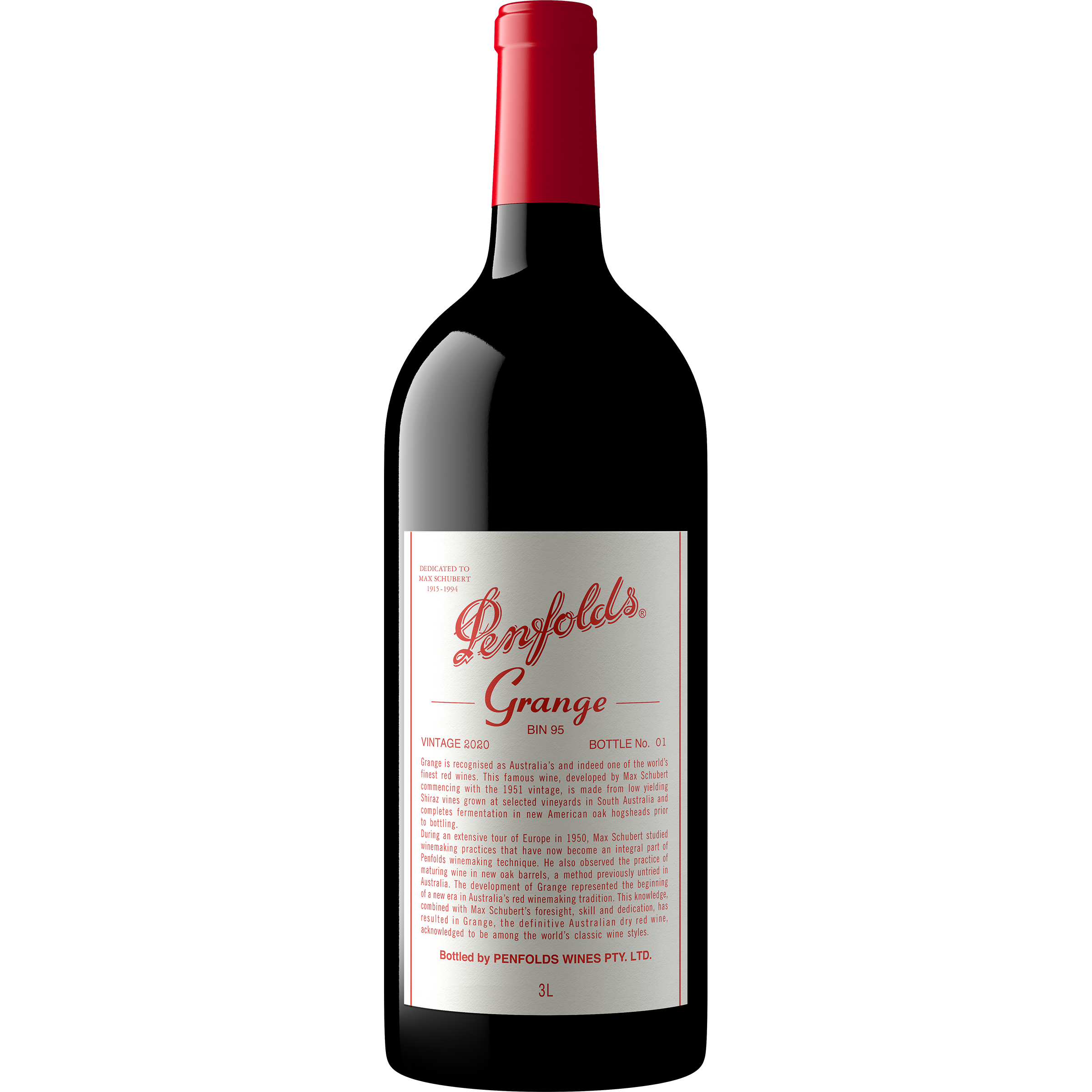 Penfolds Bin 95 Grange Shiraz 2020 -3 litre